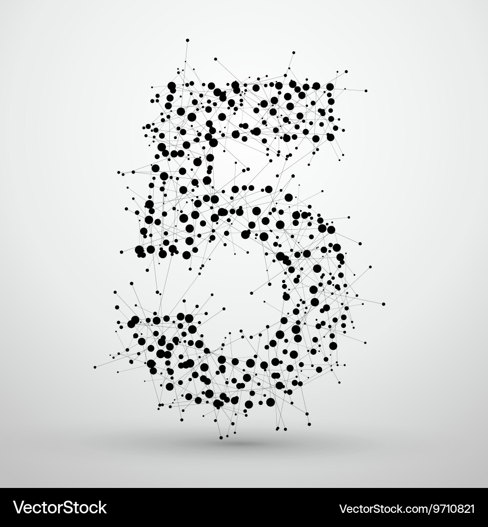 Consisting of points and lines there is a sense vector image