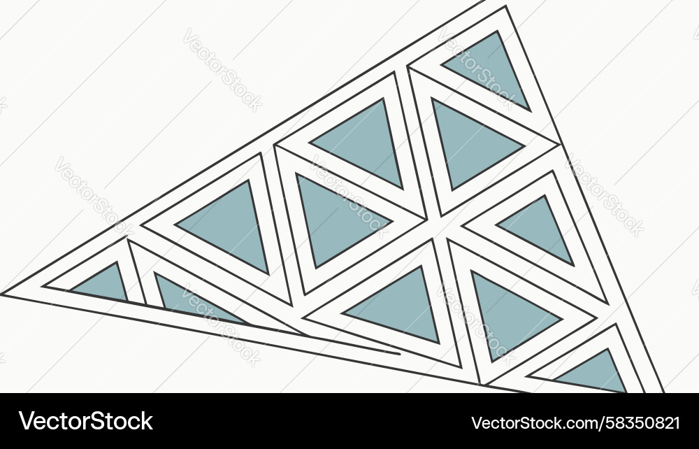 Geometric Triangular Pattern Vector Image