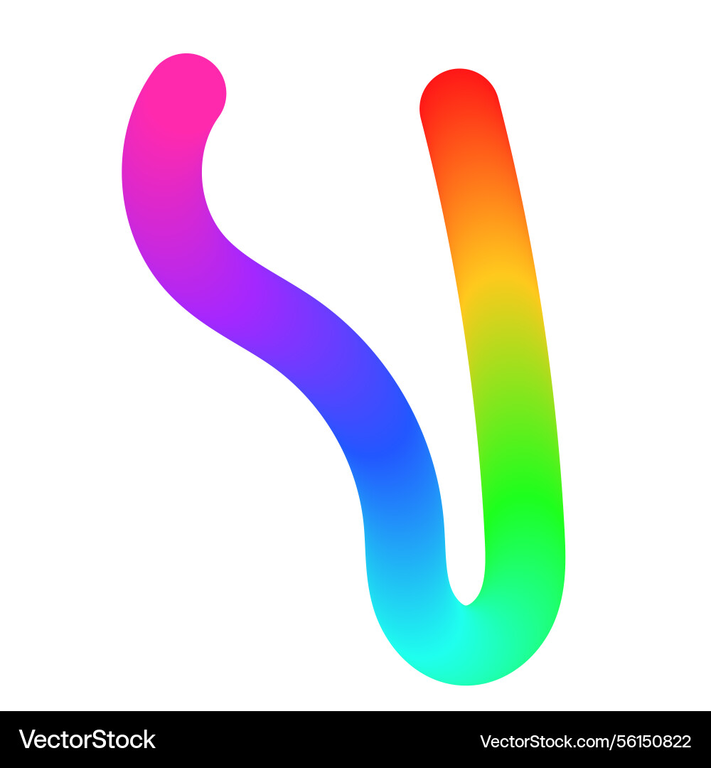 Abstract wavy lines with colorful gradient ribbon Abstract wavy lines with colorful gradient ribbon vector image