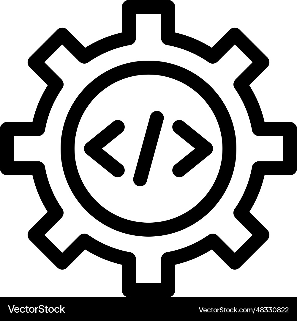 Code optimization icon Code optimization icon vector image