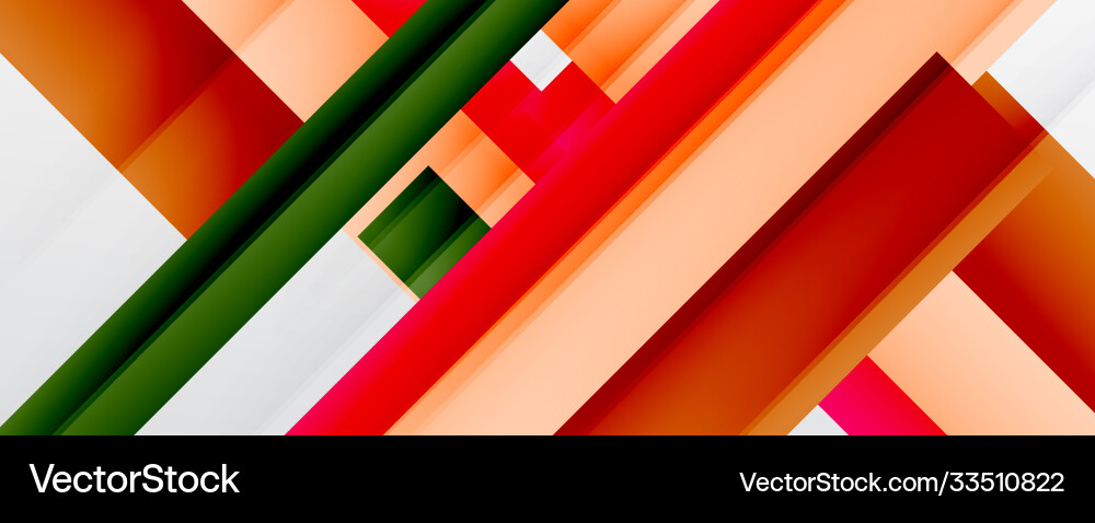 Geometric abstract backgrounds with shadow lines Vector Image