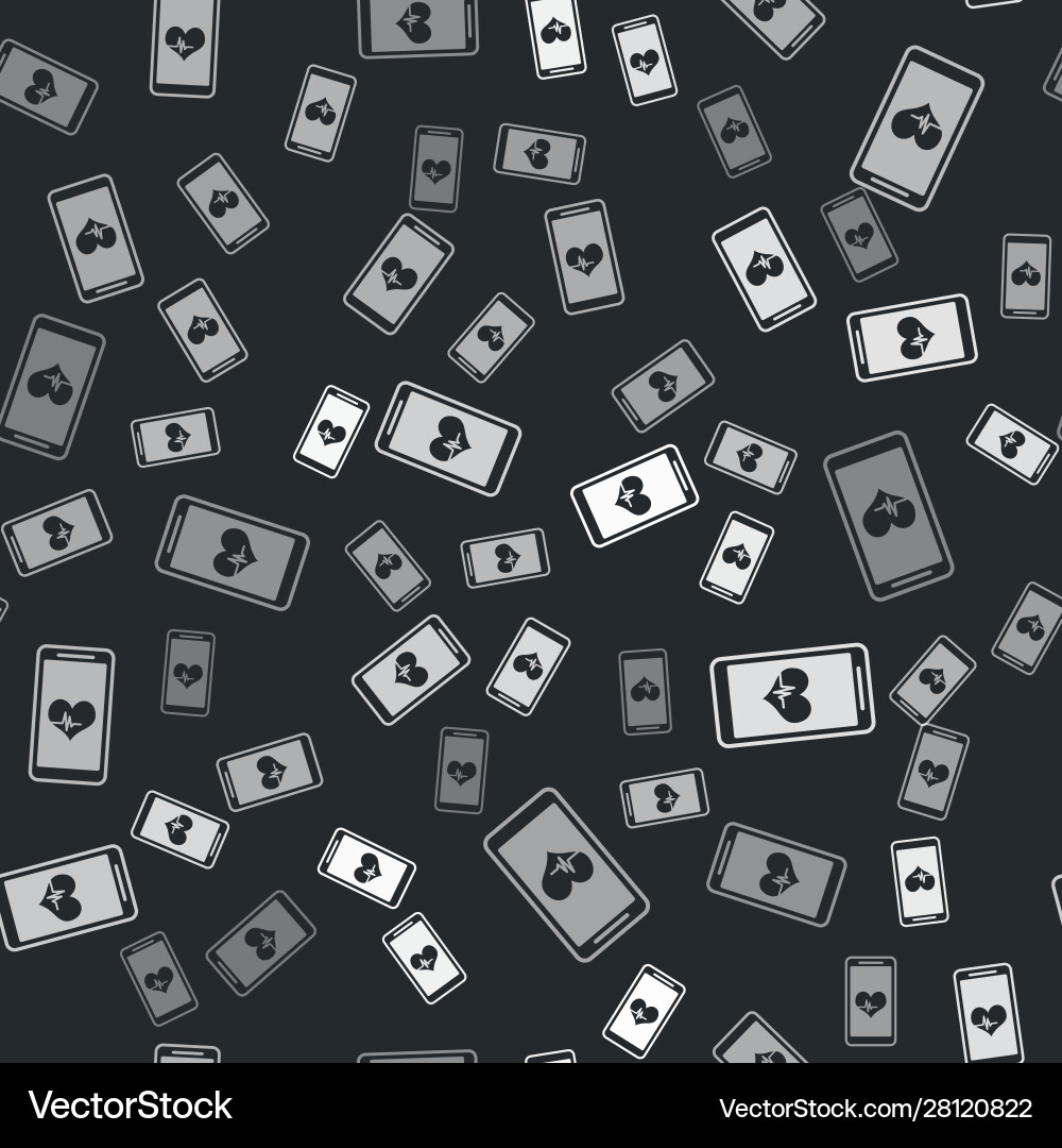 Grey smartphone with heart rate monitor function Grey smartphone with heart rate monitor function vector image