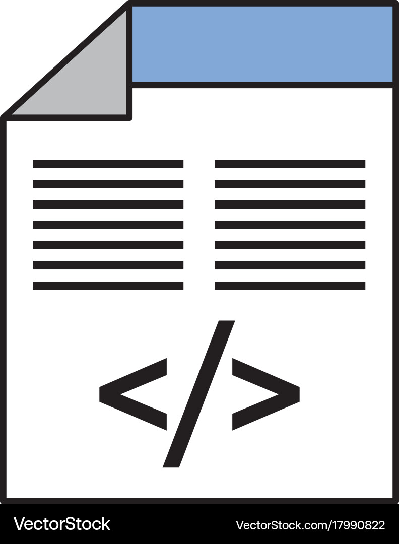 Programmierfenster mit Skript der Kodierung von Daten vektorbild