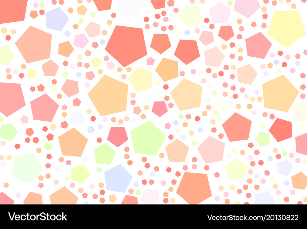 Shape pattern background for graphic design vector image