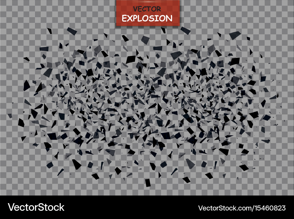 Abstract background with many falling tiny vector image