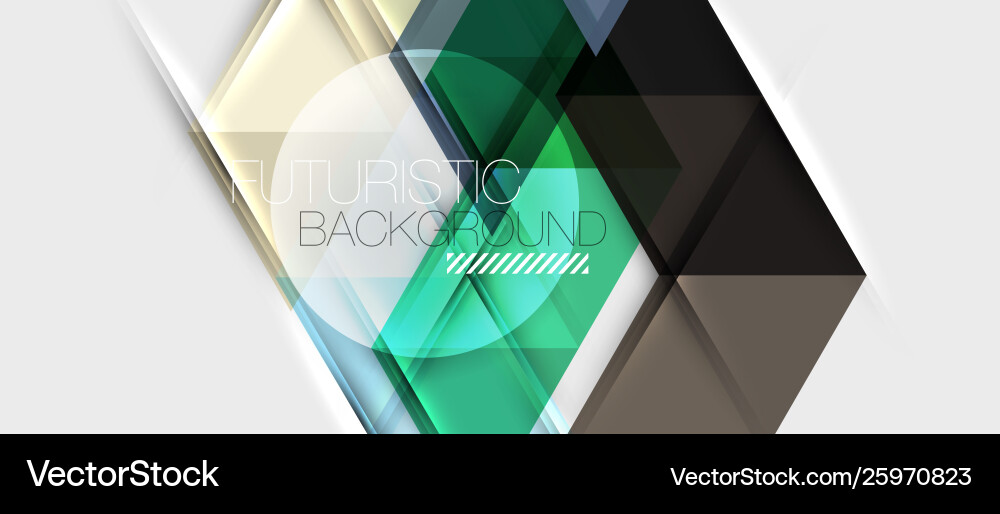 Abstract geometric background modern overlapping vector image