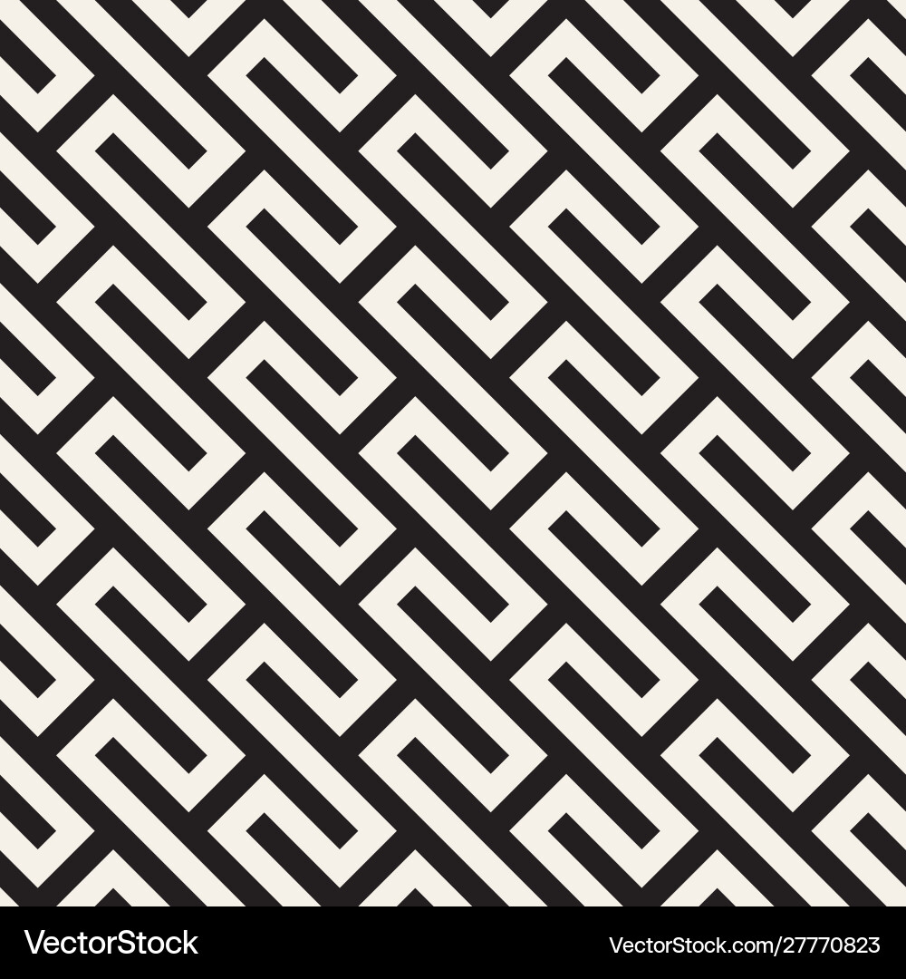 Geometric Line Pattern - Abstract vector image