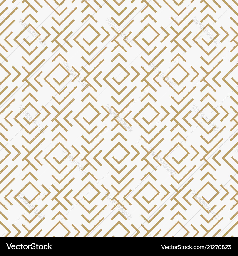 Geometric seamless pattern with line modern vector image