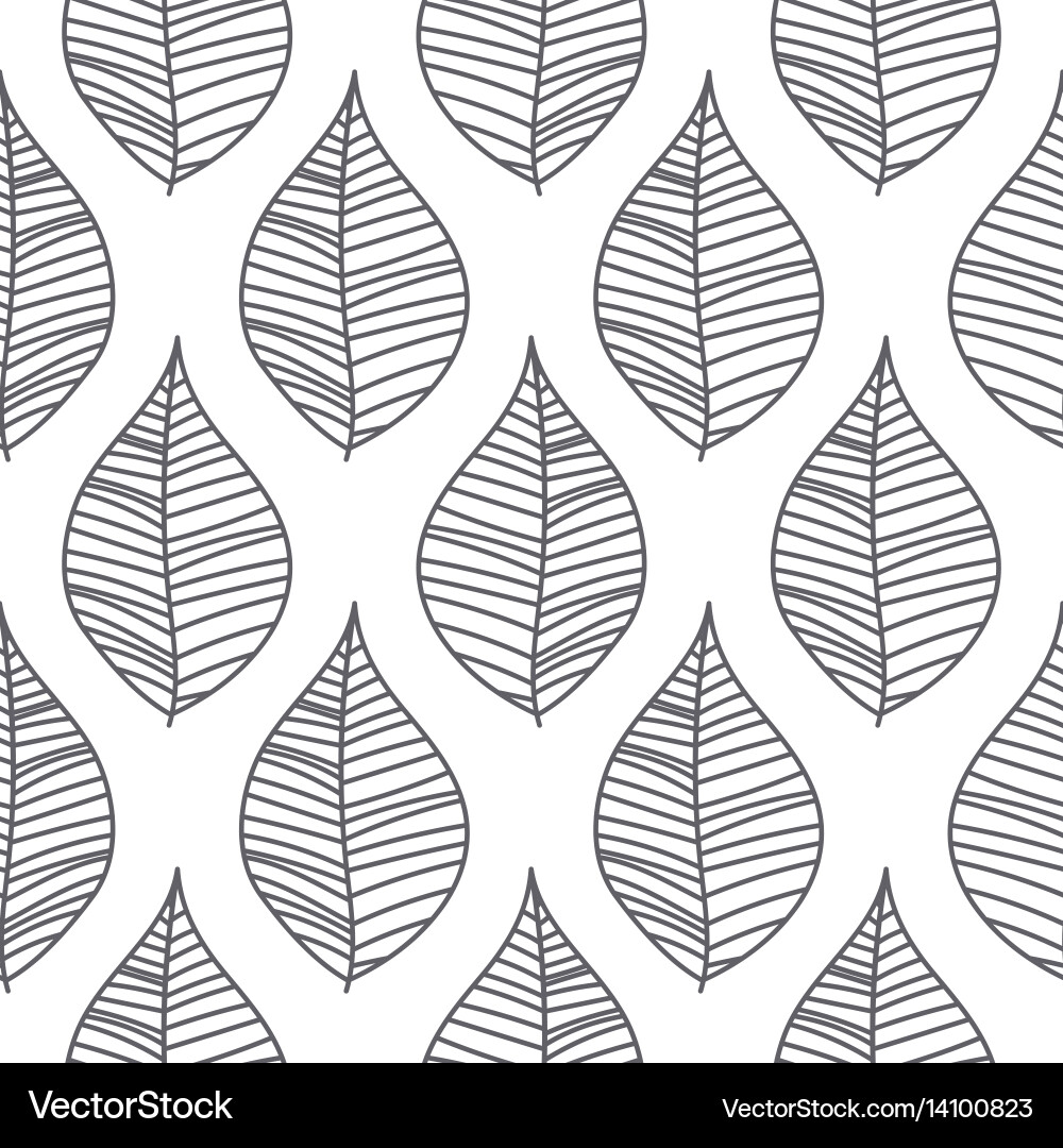 Leaf Mesh Pattern vector image