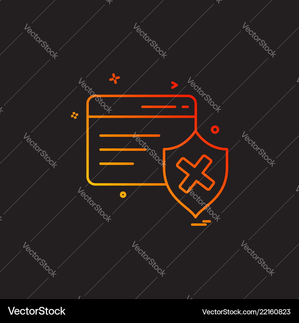 Password and security icon design vector image