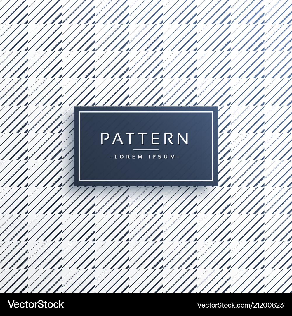 Pattern design made with diagonal lines vector image