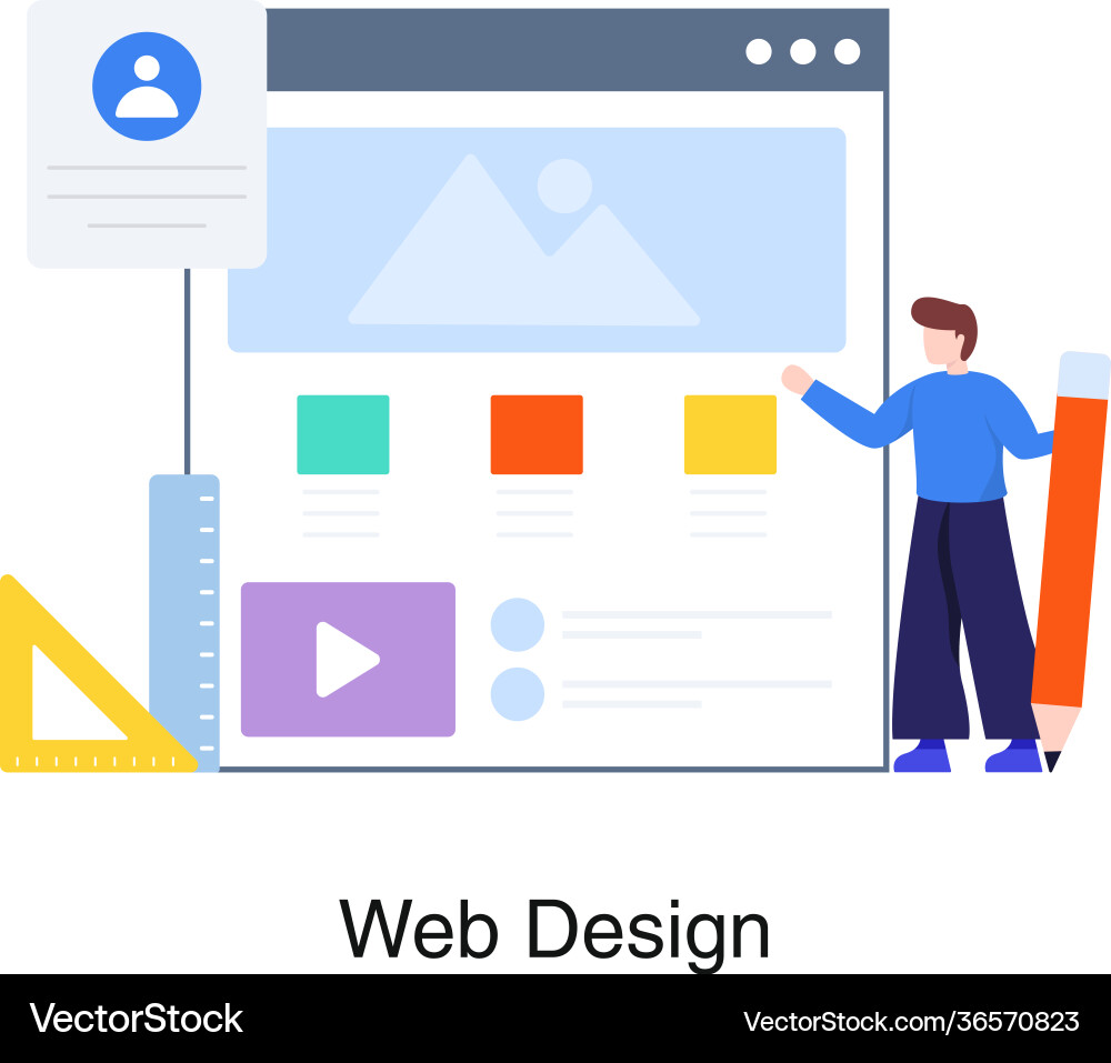 Web design Vector Image