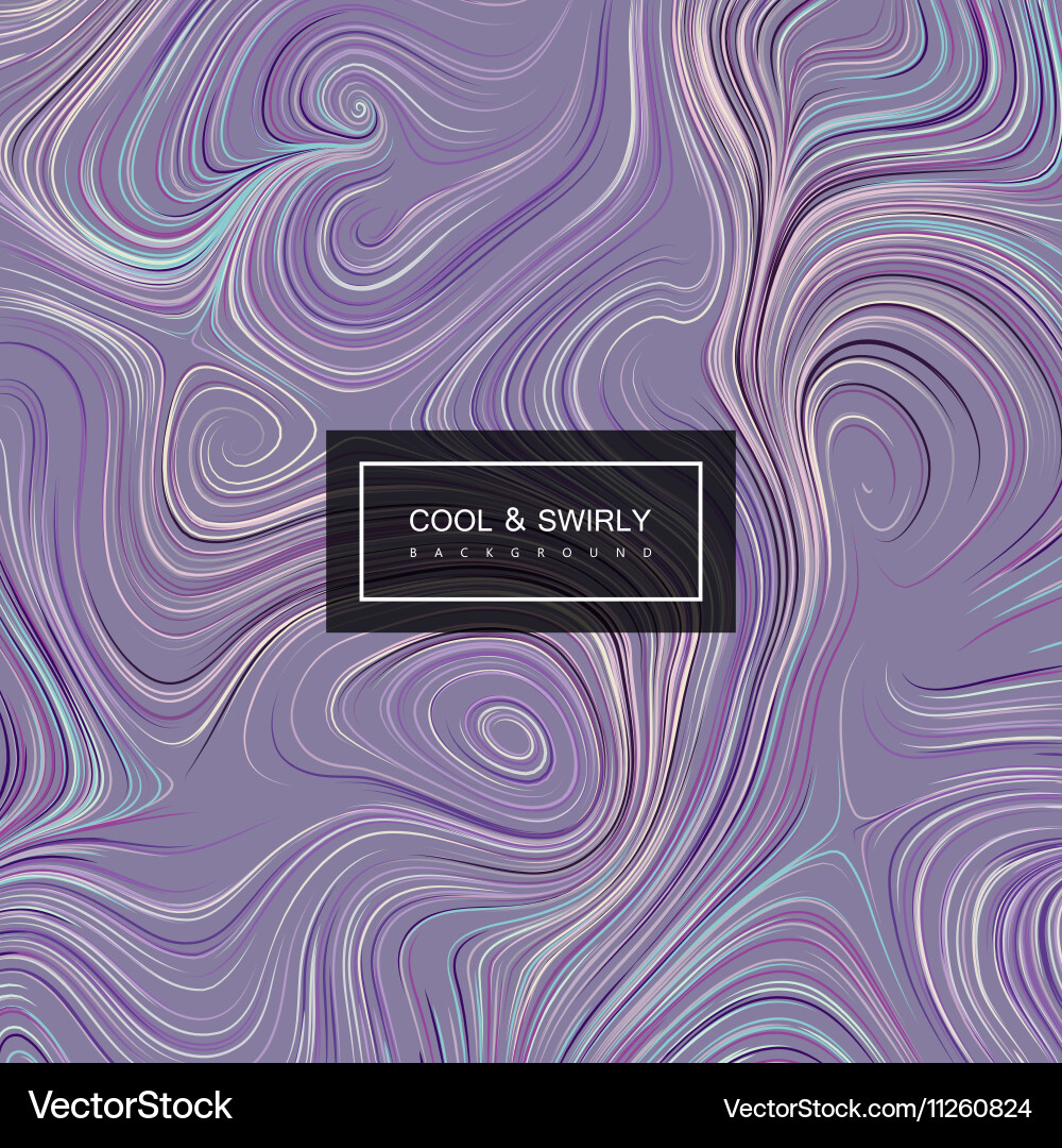Abstract artistic curl background Vector Image