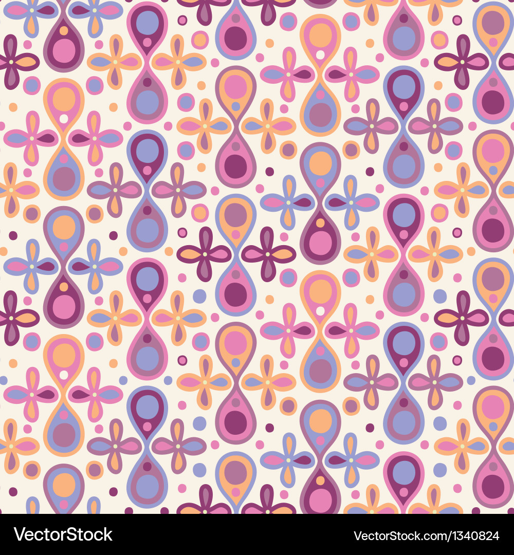 Abstract drops seamless pattern background Vector Image