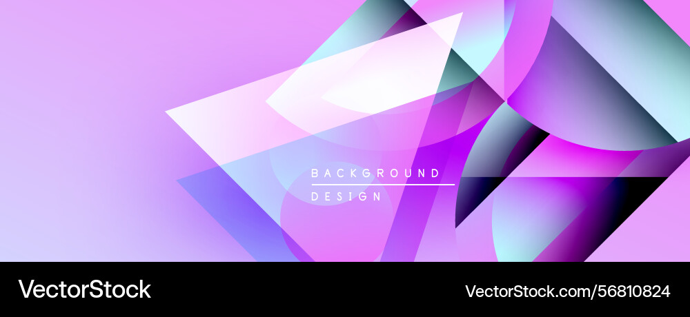 Abstract geometric shapes overlap creating Abstract geometric shapes overlap creating vector image