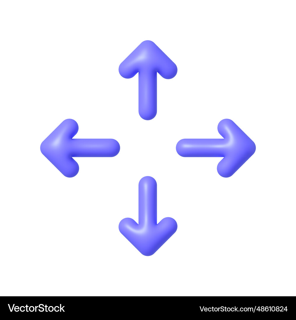Bewegen Sie 3d Symbol Mauszeiger Cursor Bewegen Sie 3d Symbol Mauszeiger Cursor vektorbild