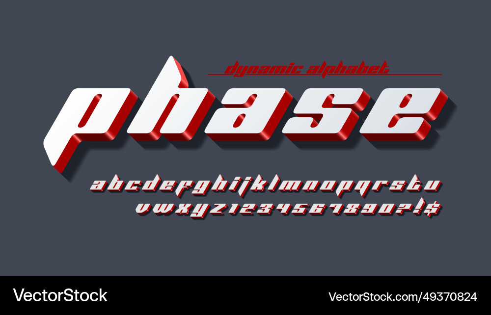 Dynamic lowercase alphabet design speed moving Dynamic lowercase alphabet design speed moving vector image