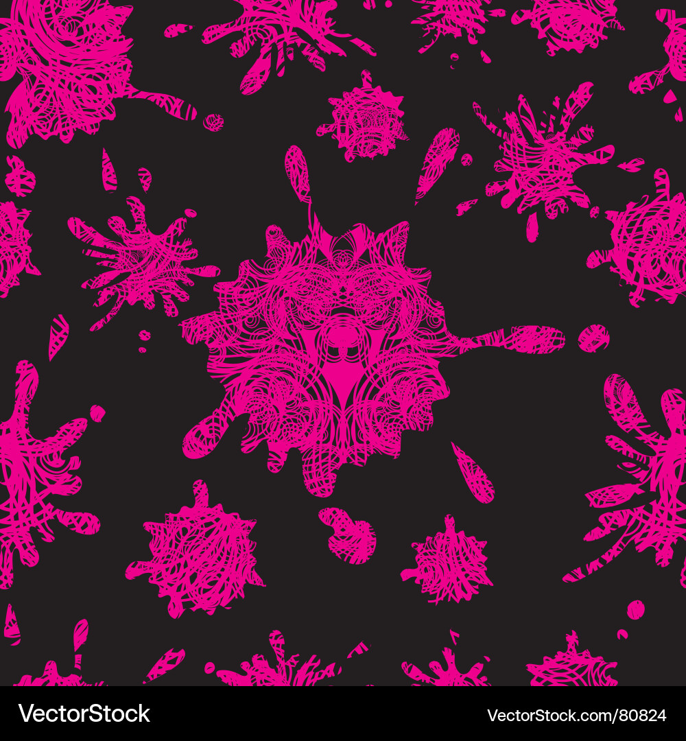 Smudge seamless pattern vector image