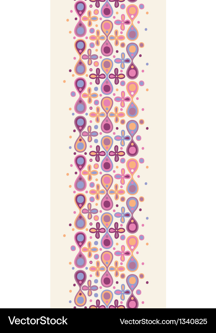 Abstract drops vertical seamless pattern vector image
