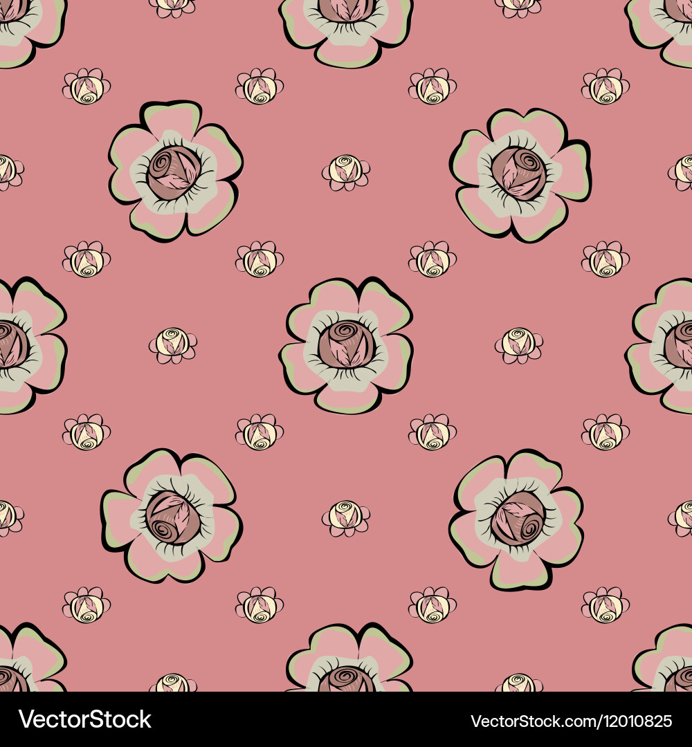 Abstract floras pattern background Vector Image