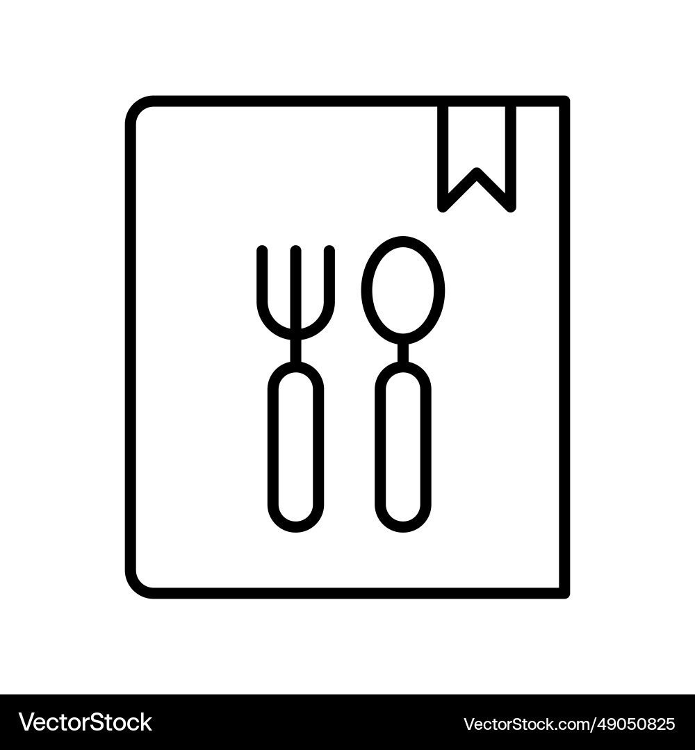 Cookbook icon Vector Image