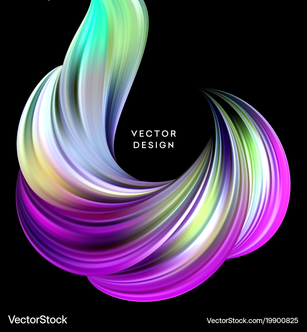Dynamic Fluid Shapes - Abstract Motion vector image