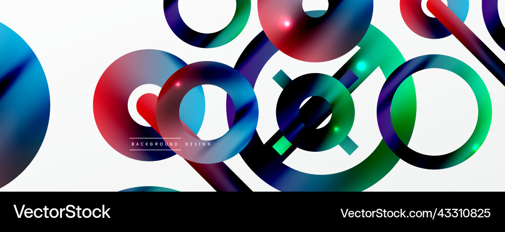 Minimal geometric abstract background shiny Vector Image