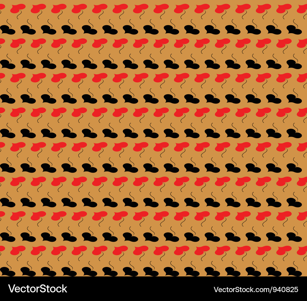 Seamless hearts pattern Vector Image