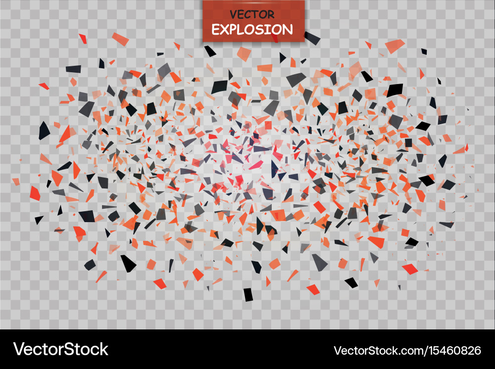 Abstract background with many falling tiny vector image