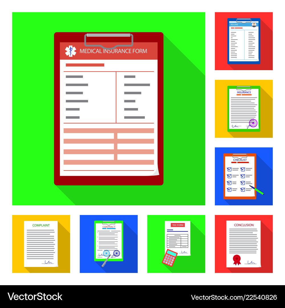 Isolated object of form and document sign Isolated object of form and document sign vector image
