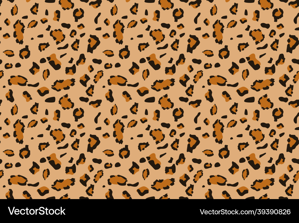 Leopard pattern design Leopard pattern design Vector Image