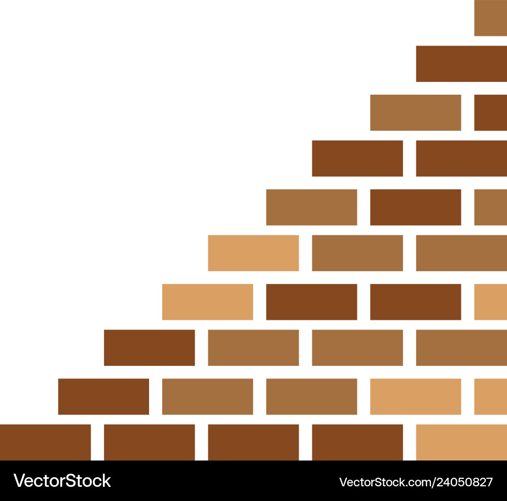 Brick wall icon Royalty Free Vector Image - VectorStock