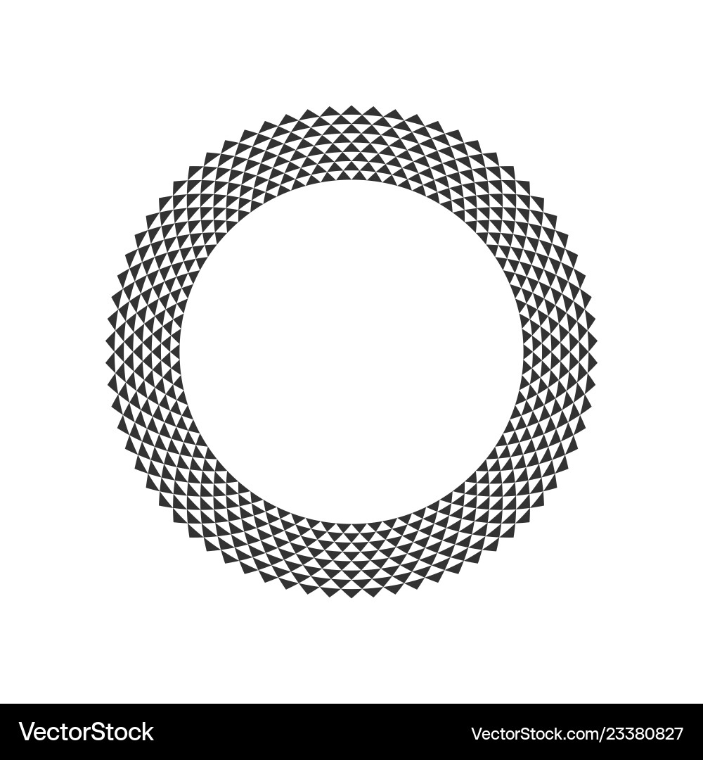 Circular fractal design element Circular fractal design element vector image