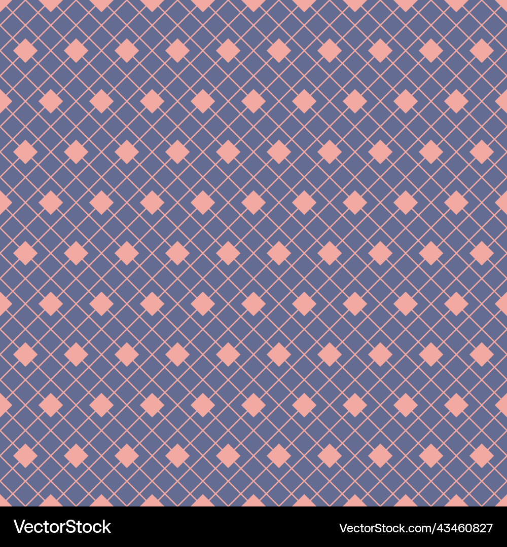 Colorful angular seamless pattern square rhombus Colorful angular seamless pattern square rhombus vector image