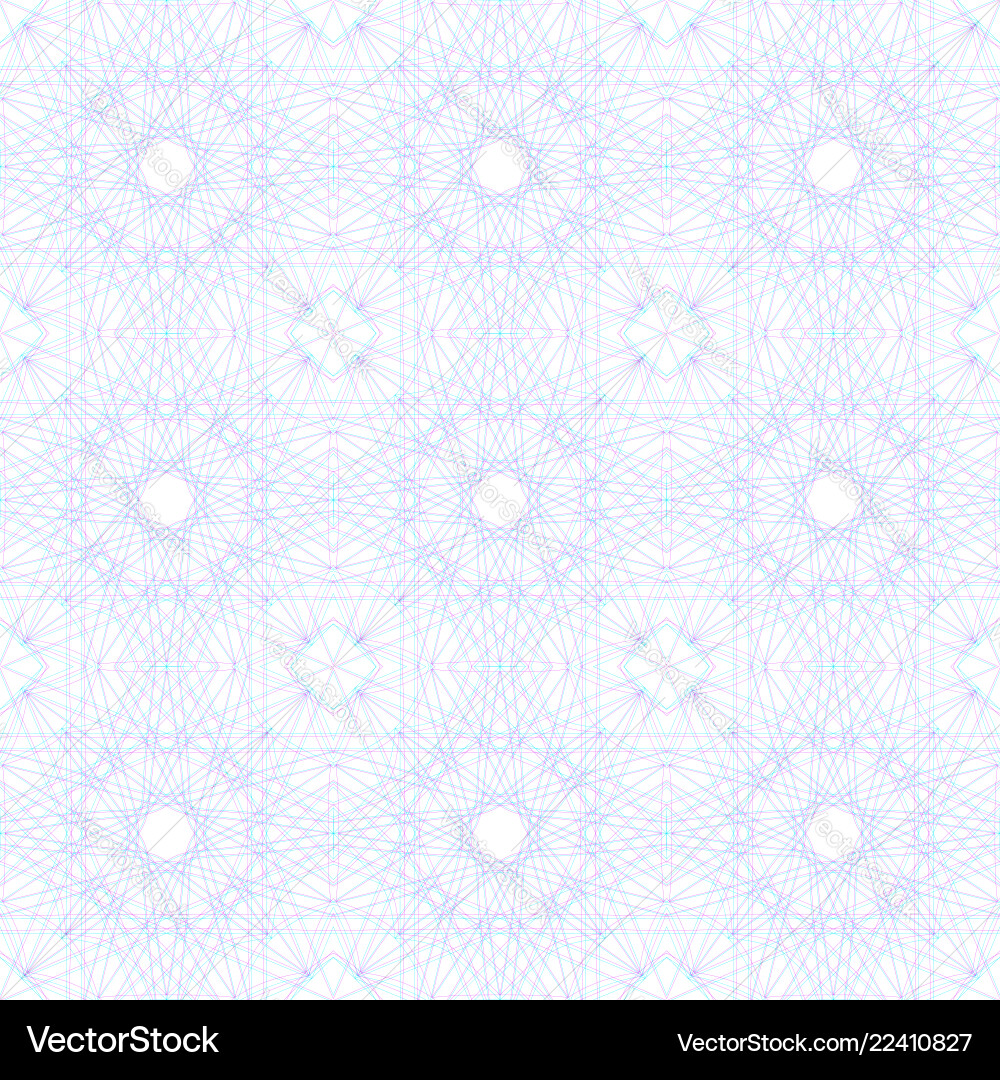 String art psychedelic seamless pattern vector image