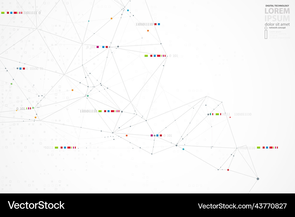 Wireframe background with plexus effect Wireframe background with plexus effect Vector Image