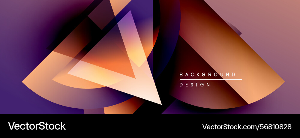 Abstract geometric shapes overlap creating Abstract geometric shapes overlap creating vector image