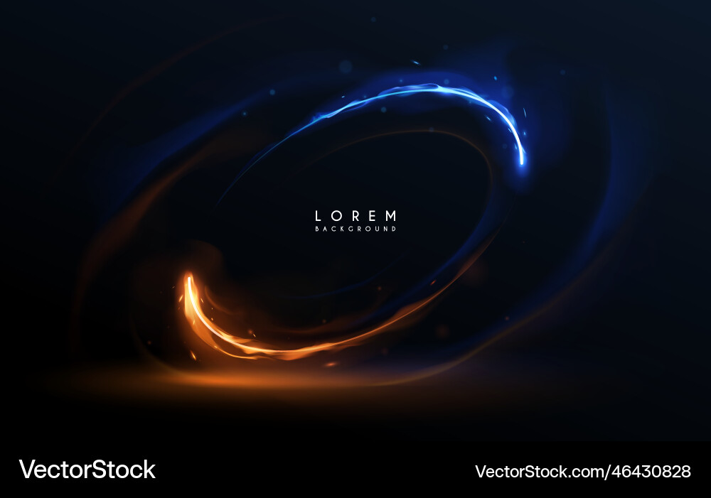 Abstract Motion Light Swirl Royalty Free Vector Image