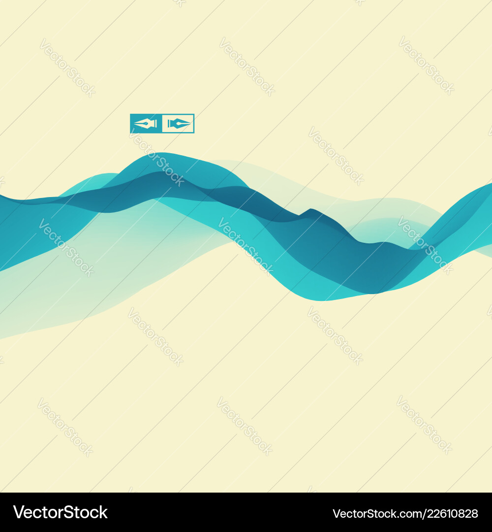 Colorful abstract background dynamic effect vector image