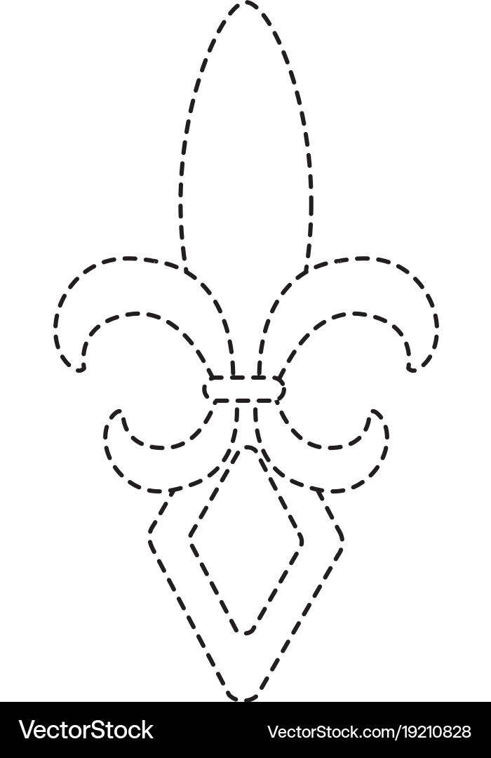 Fleur de lis icon image Royalty Free Vector Image for Free Printable Fleur De Lis