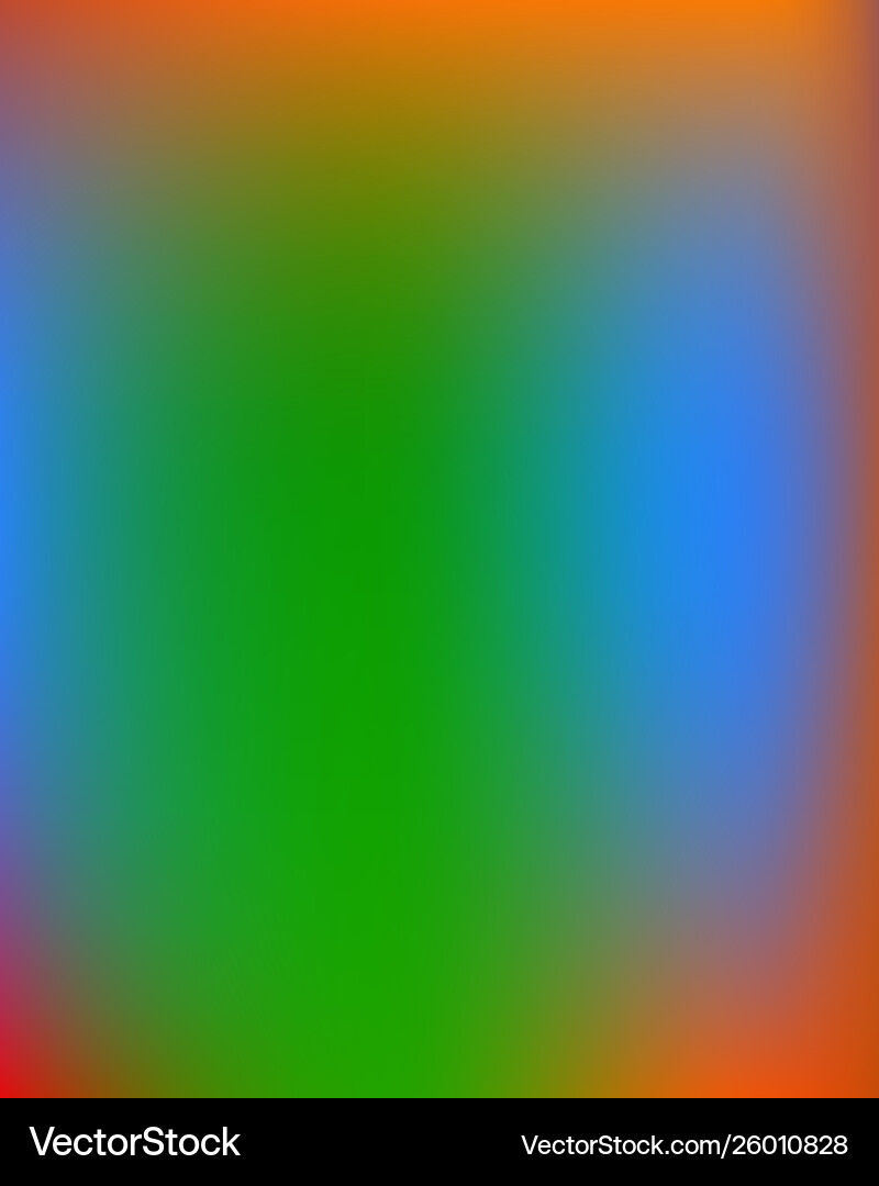 Gradient mesh painted in different colors vector image