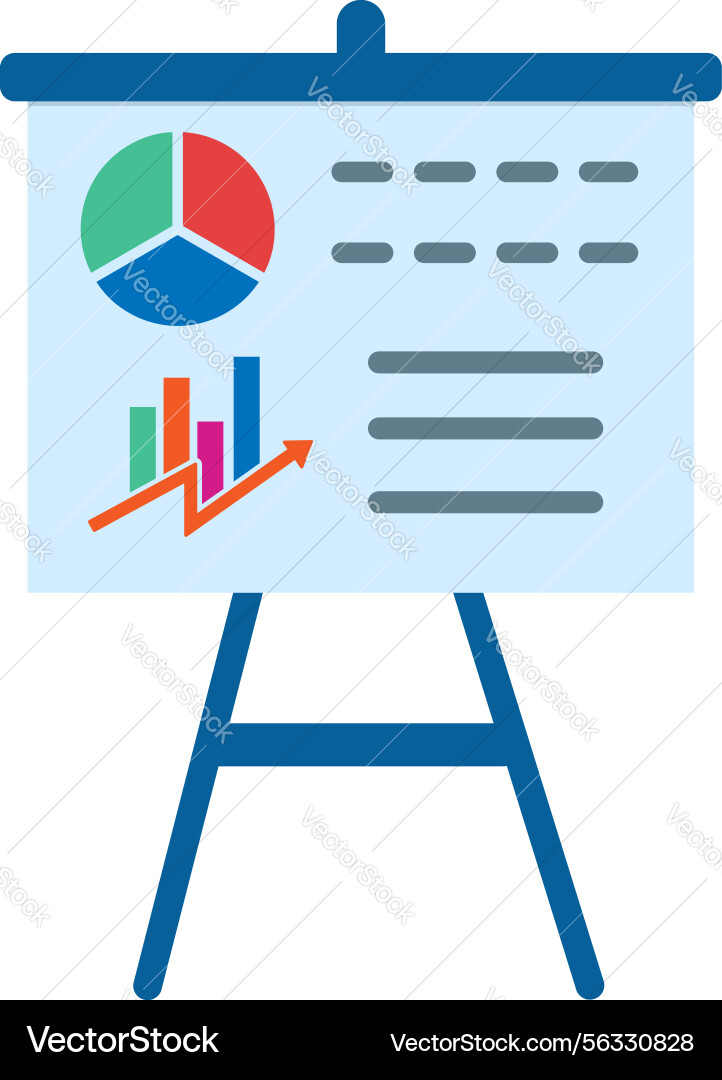 Idea board an with sticky notes Idea board an with sticky notes vector image