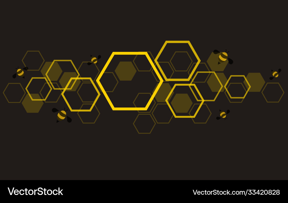 Shape hexagon concept design abstract Shape hexagon concept design abstract vector image