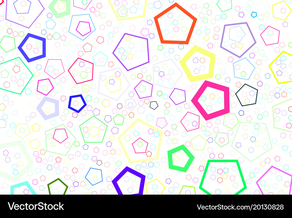 Shape pattern background for graphic design vector image