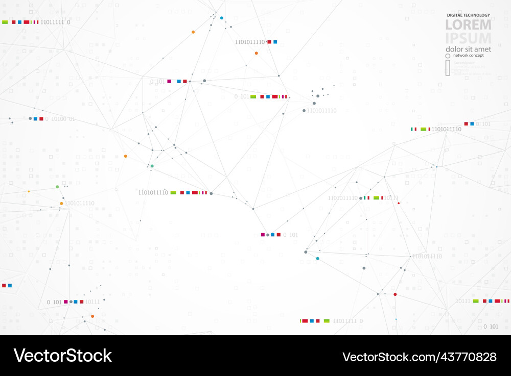 Wireframe background with plexus effect Wireframe background with plexus effect vector image