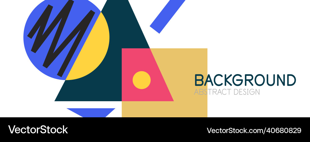 Abstract background with blocks lines geometric Abstract background with blocks lines geometric Vector Image