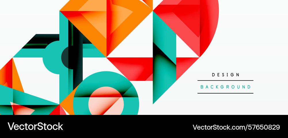 Abstract geometric shapes overlap creating Abstract geometric shapes overlap creating vector image