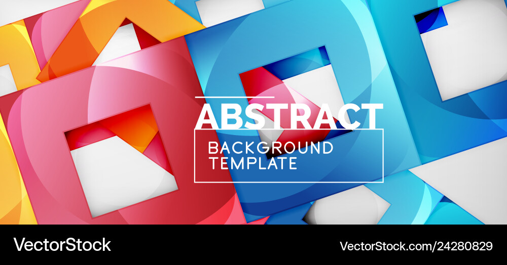 Background with color squares composition modern Background with color squares composition modern Vector Image