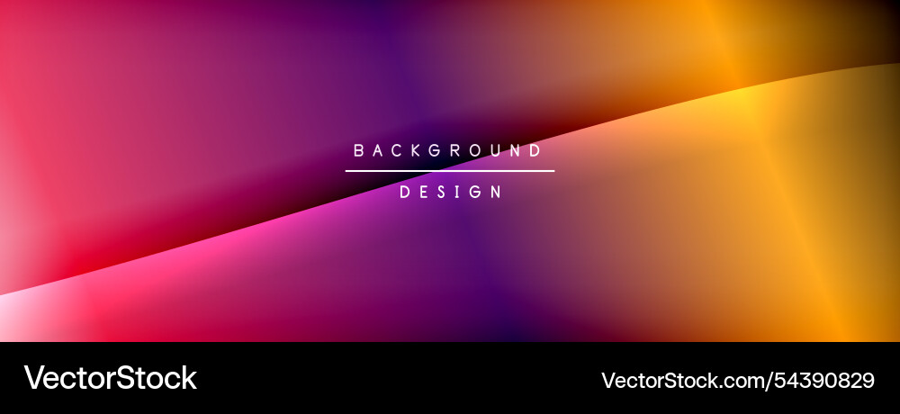 Bright rainbow style color gradient with curve Bright rainbow style color gradient with curve vector image