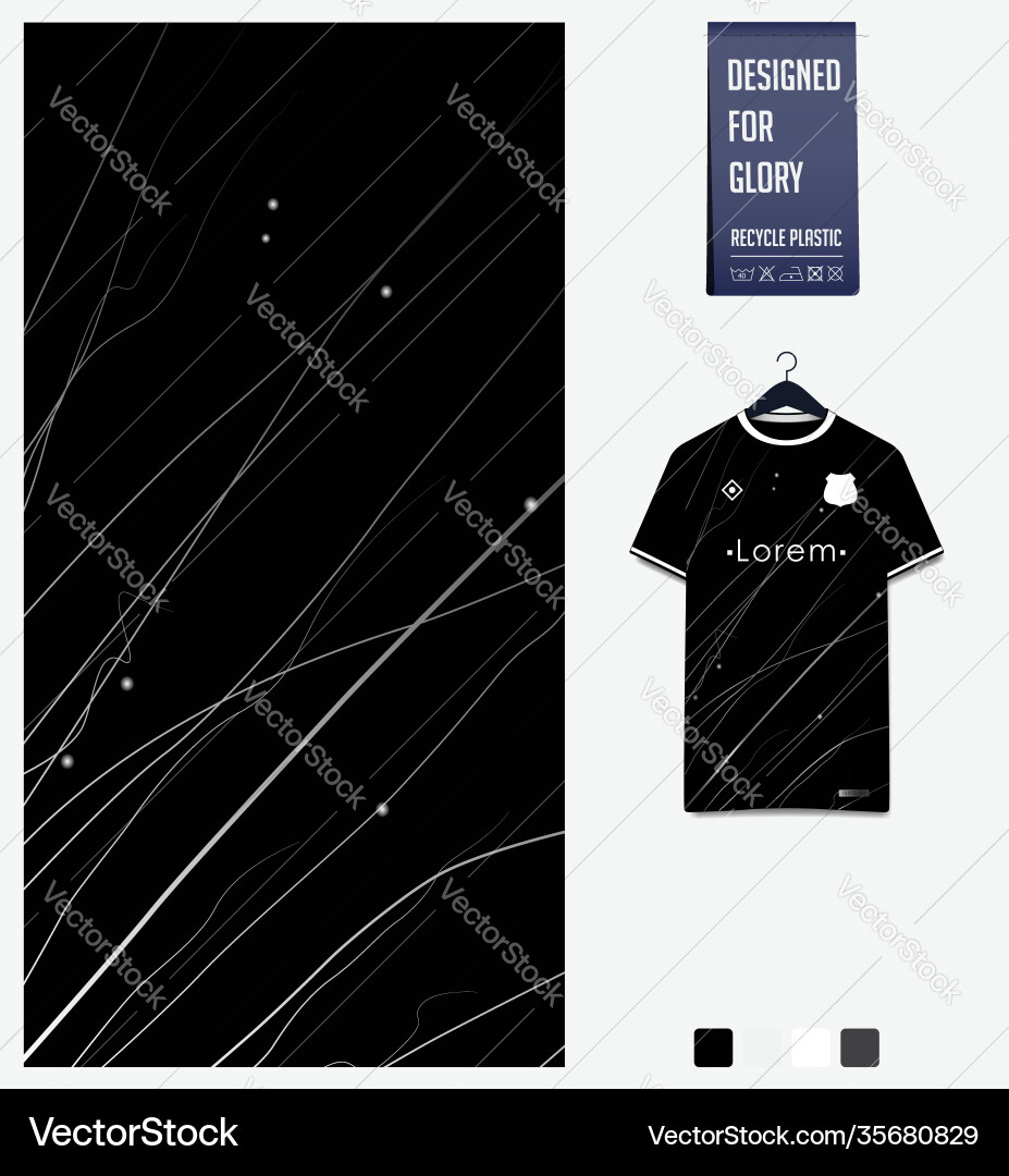 Dynamic Black Geometric Pattern Vector Image